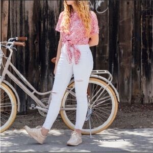 Lularoe White Skinny Fit Denim Jeans